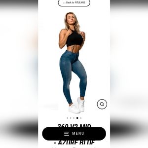 Fitjeans 360 V2 Mid Waisted Azure Blue